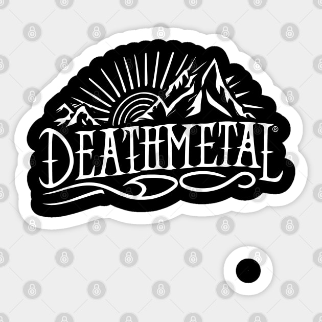 Deathmetal Sticker by jonah block